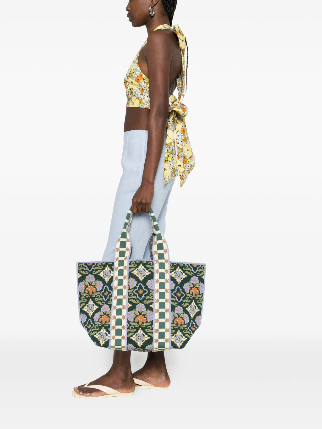 CECE JACQUARD MAXI TOTE