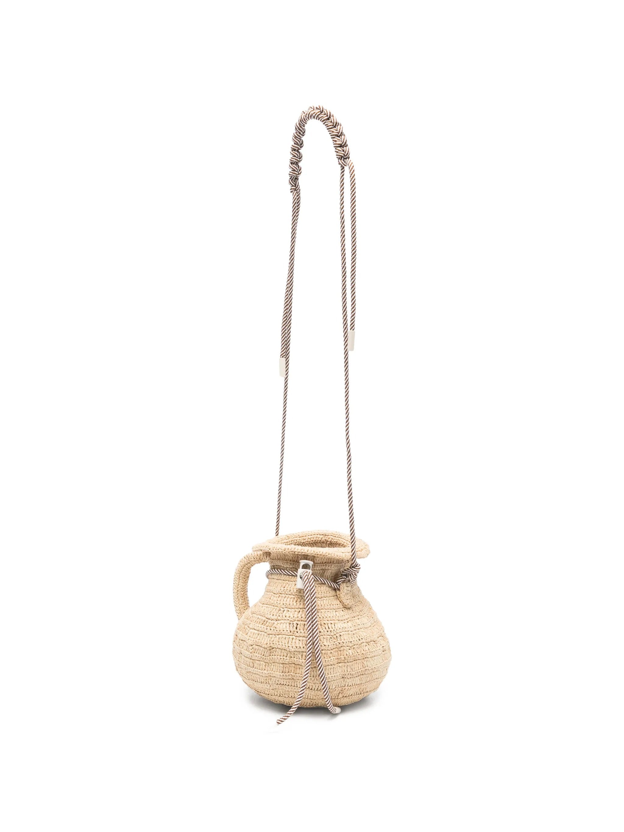 MICHELLE RAFFIA JUG CROSSBODY