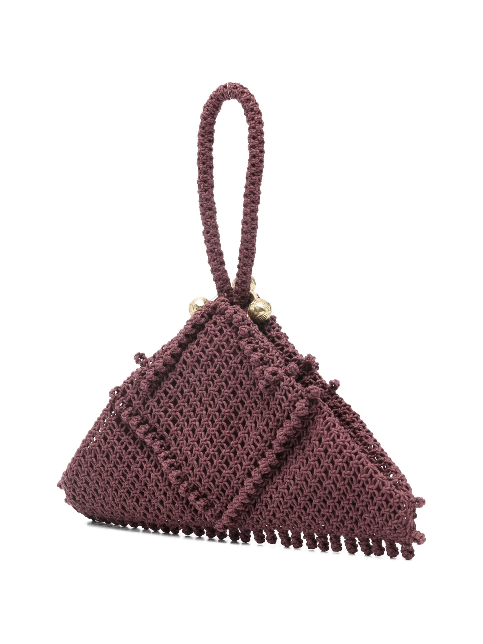 MINI MACRAME TRAPEZE POUCH