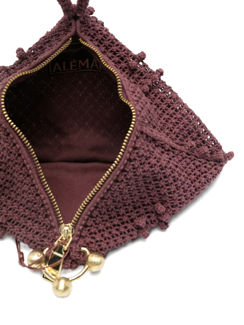 MINI MACRAME TRAPEZE POUCH