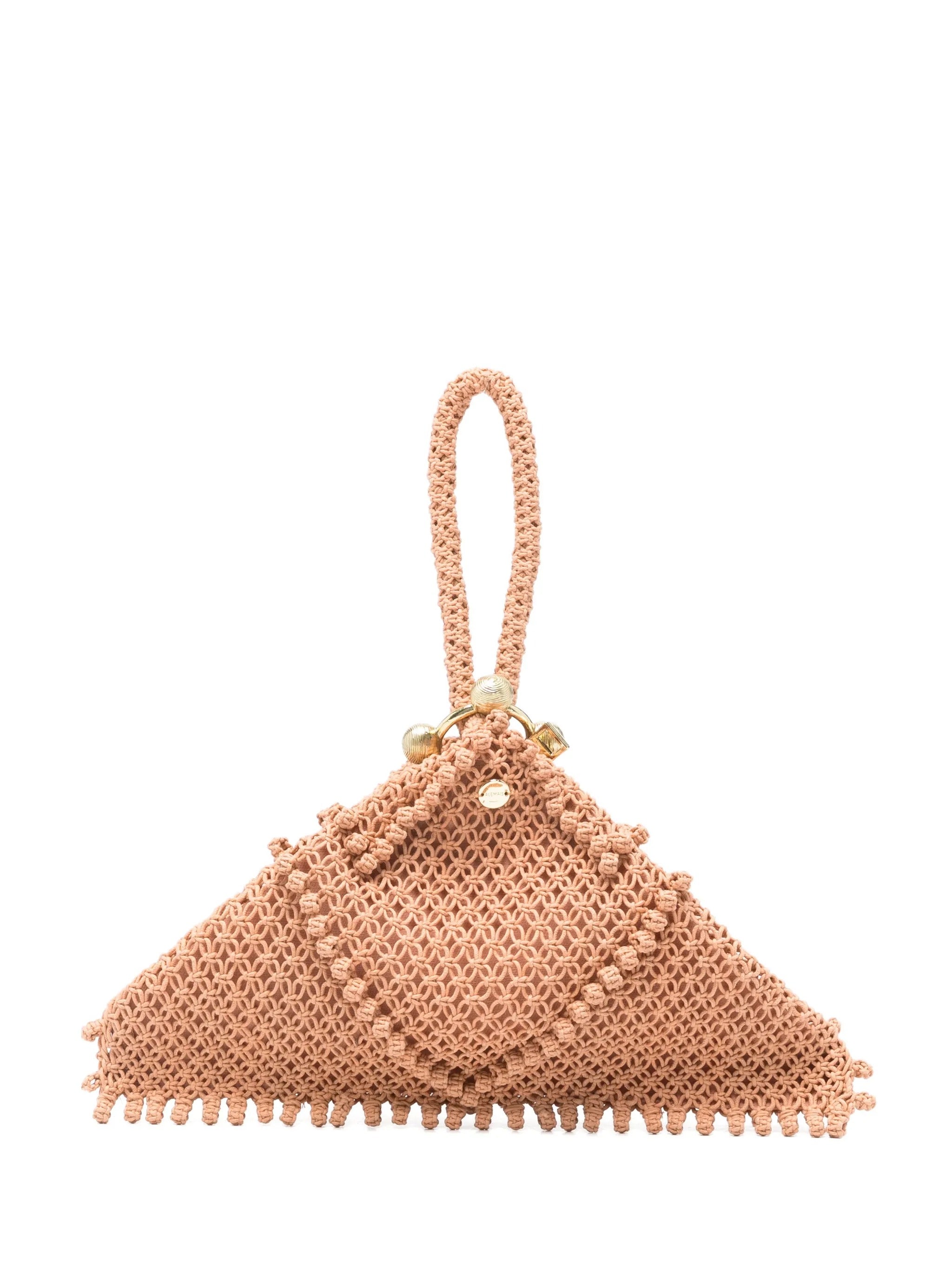 MINI MACRAME TRAPEZE POUCH