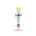 SCHIACCIANOCI Candleholder blue candy