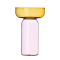 AURA Cylinder vase amber-pink