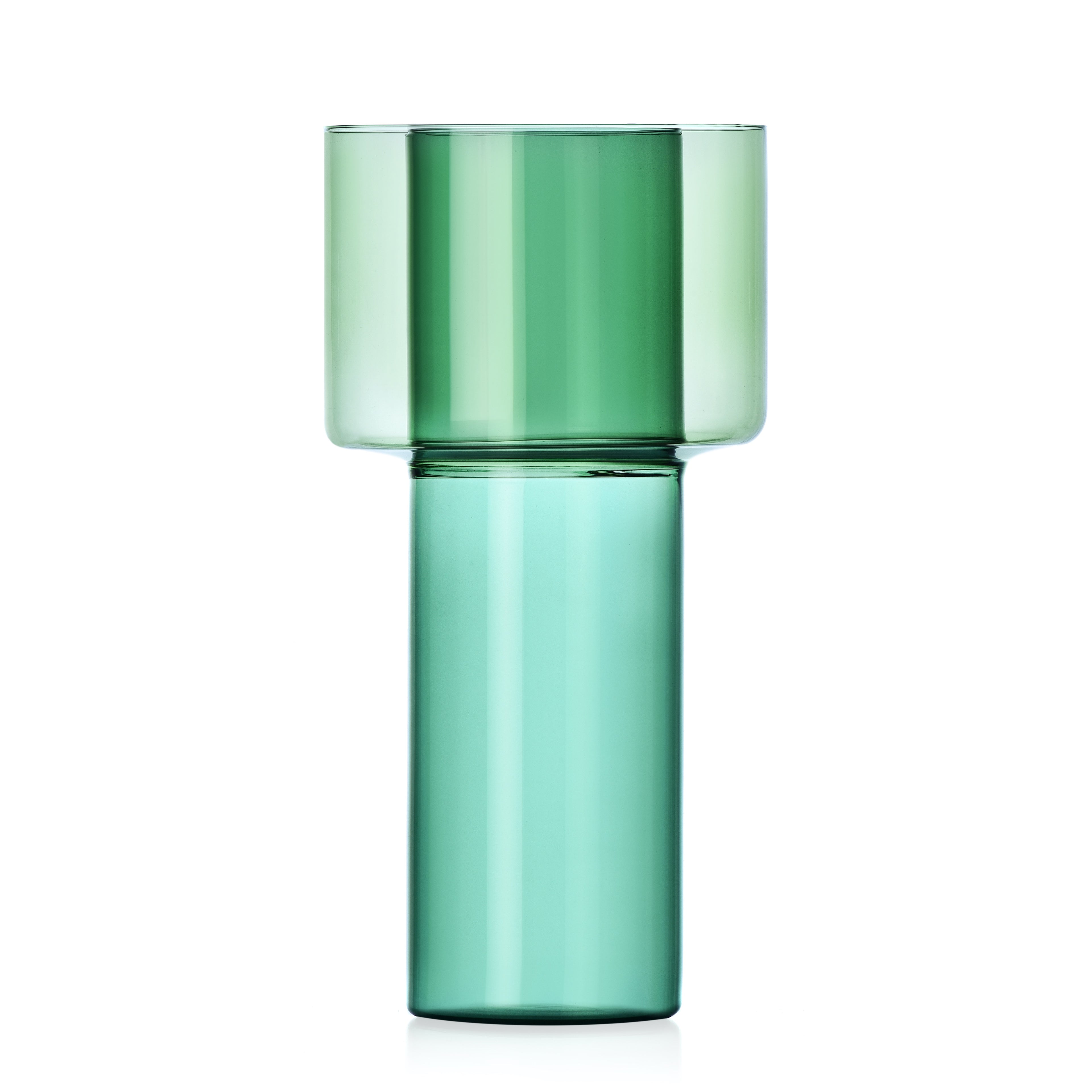BOREALE Big vase A blue-petrol