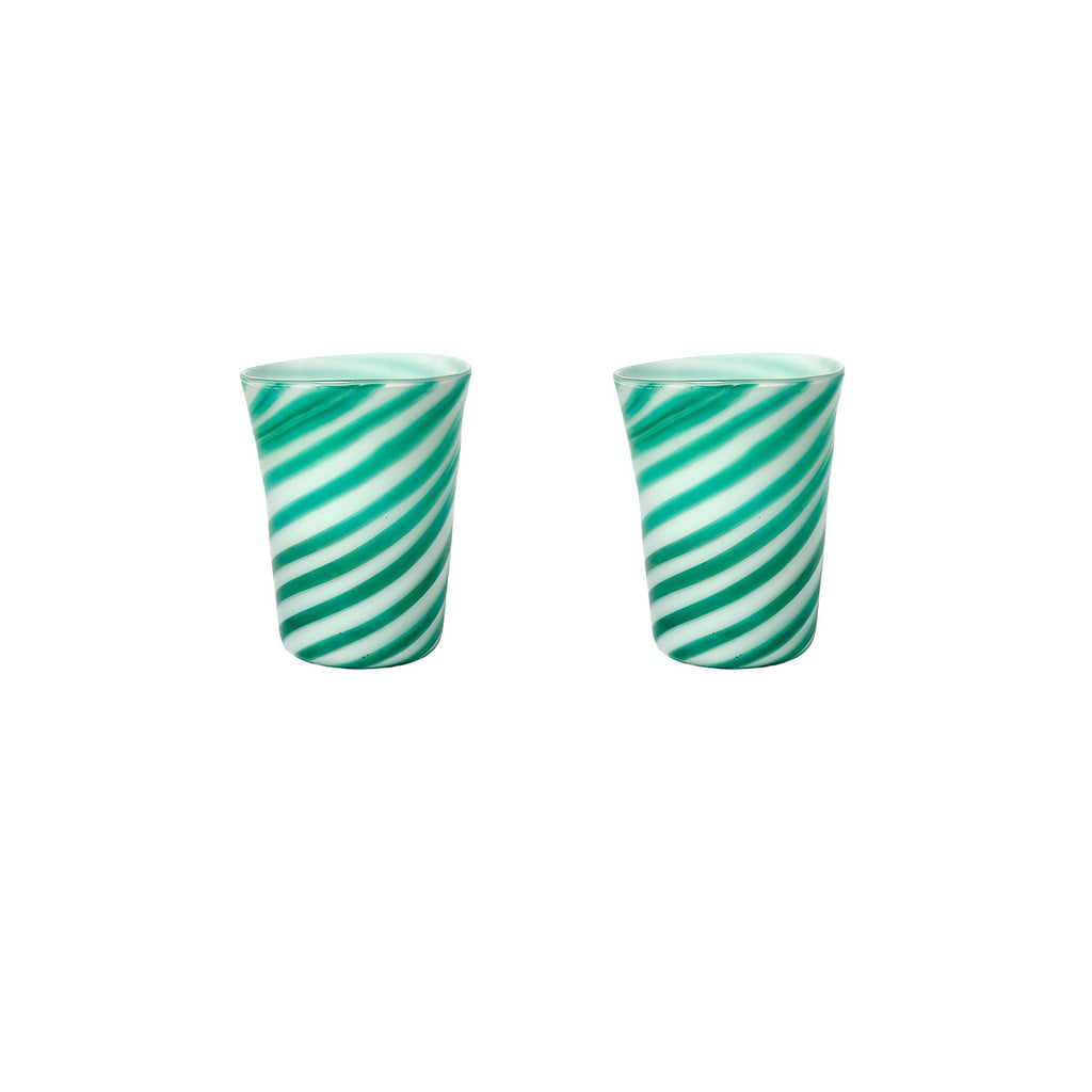 SET 2 BICCHIERI H.11 D. 8,5 VERDI