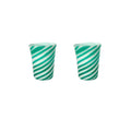 SET 2 BICCHIERI H.11 D. 8,5 VERDI