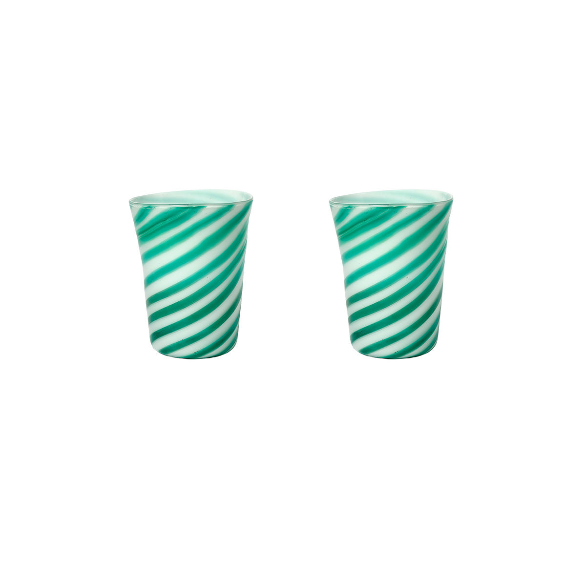 SET 2 BICCHIERI H.11 D. 8,5 VERDI