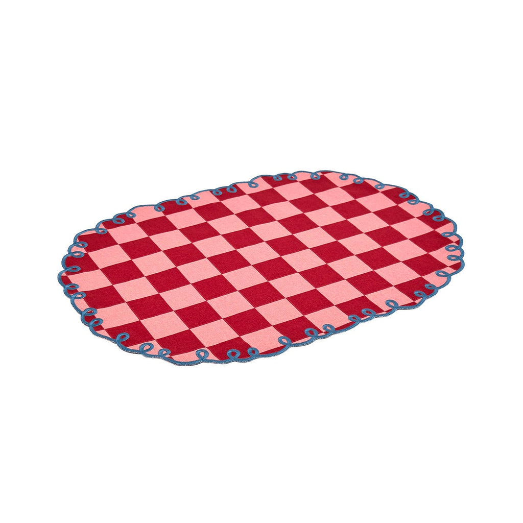 SET 2 TOV 48X35 ROSA/BORDE BOR AZZURRO