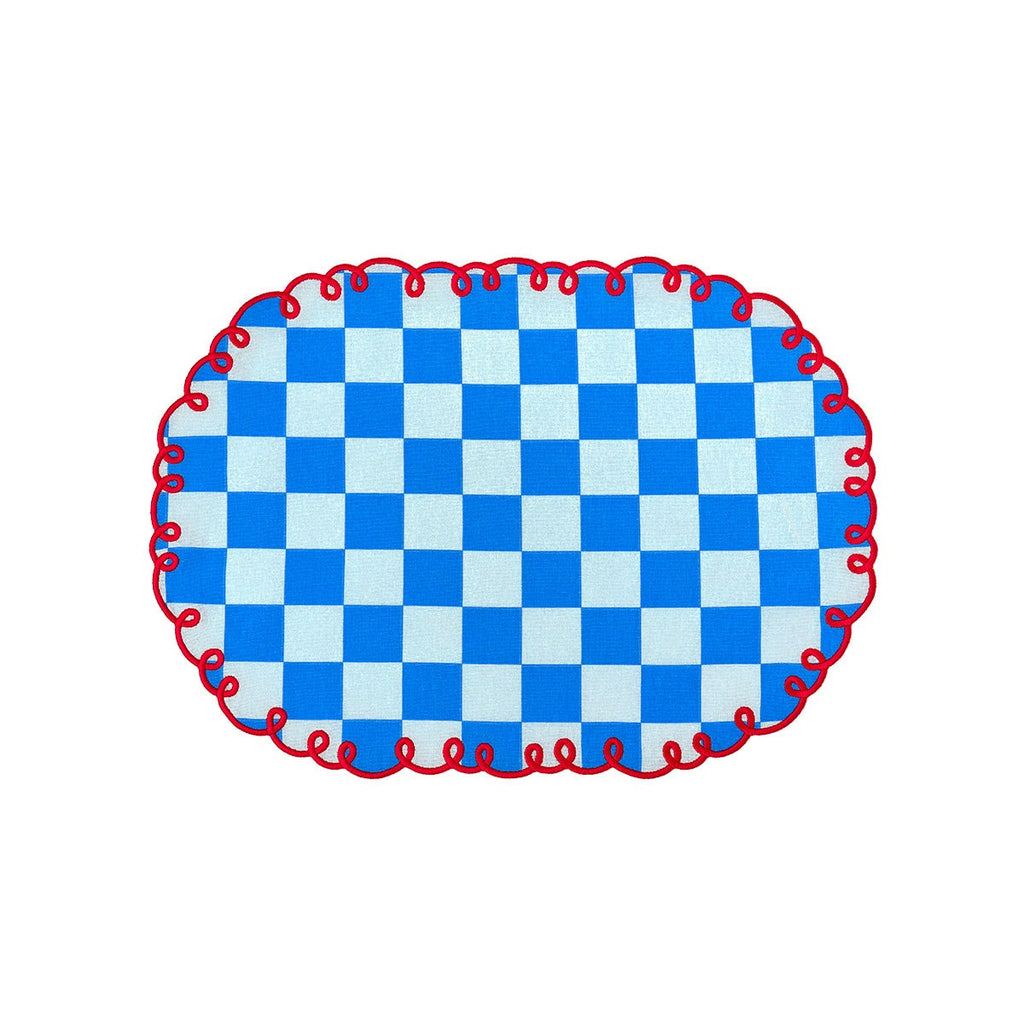 SET 2 TOV 48X35 AZZURRO/BLU BOR ROSSO