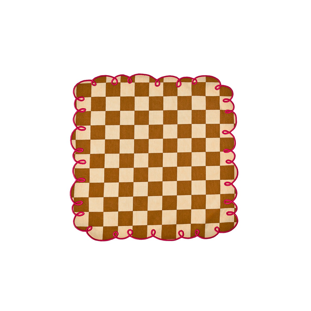 SET 2 TOV.LI 45X45 BEIGE/MARRO BOR FUCSI