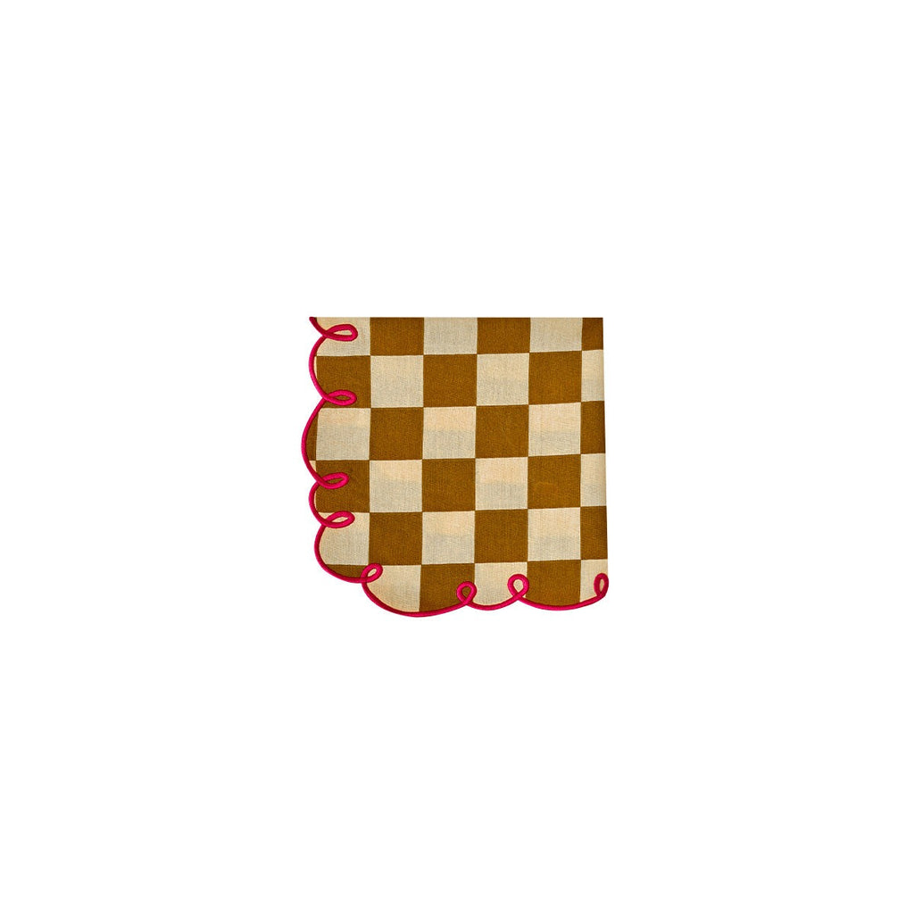 SET 2 TOV.LI 45X45 BEIGE/MARRO BOR FUCSI