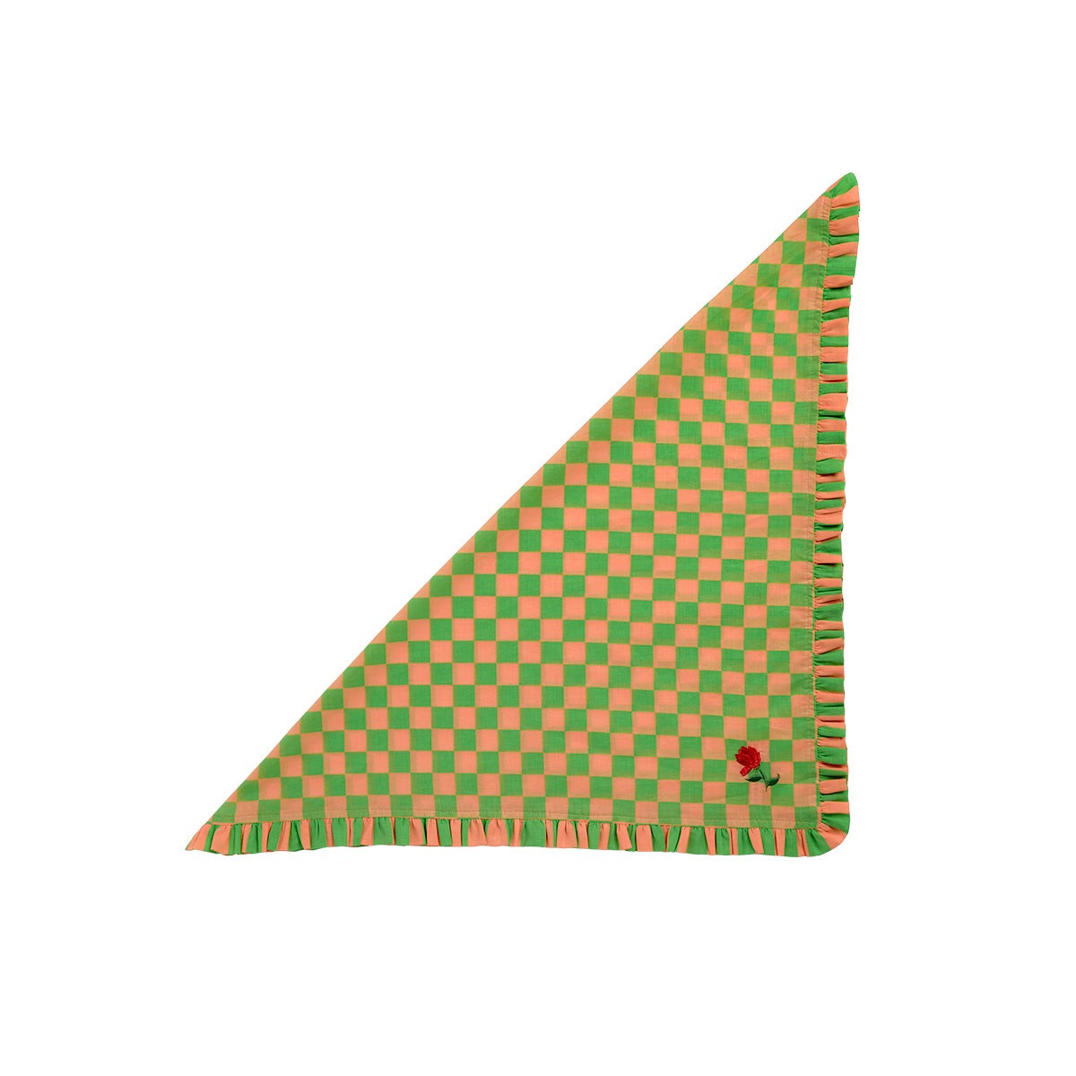 TOVAGLIAETTA 53X53 RICAMO ROSE