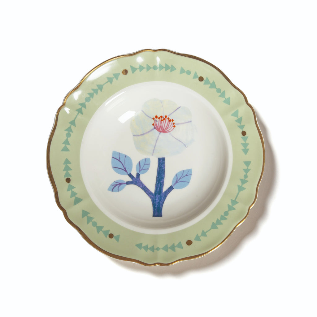 Set 2 pz. - PIATTO FONDO CM.23 IBISCO