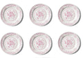 Set 6 pz. - PIATTO PIANO CM.26 ROSE PINK