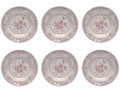 Set 6 pz. - PIATTO FONDO CM.23,3 ROSE PINK