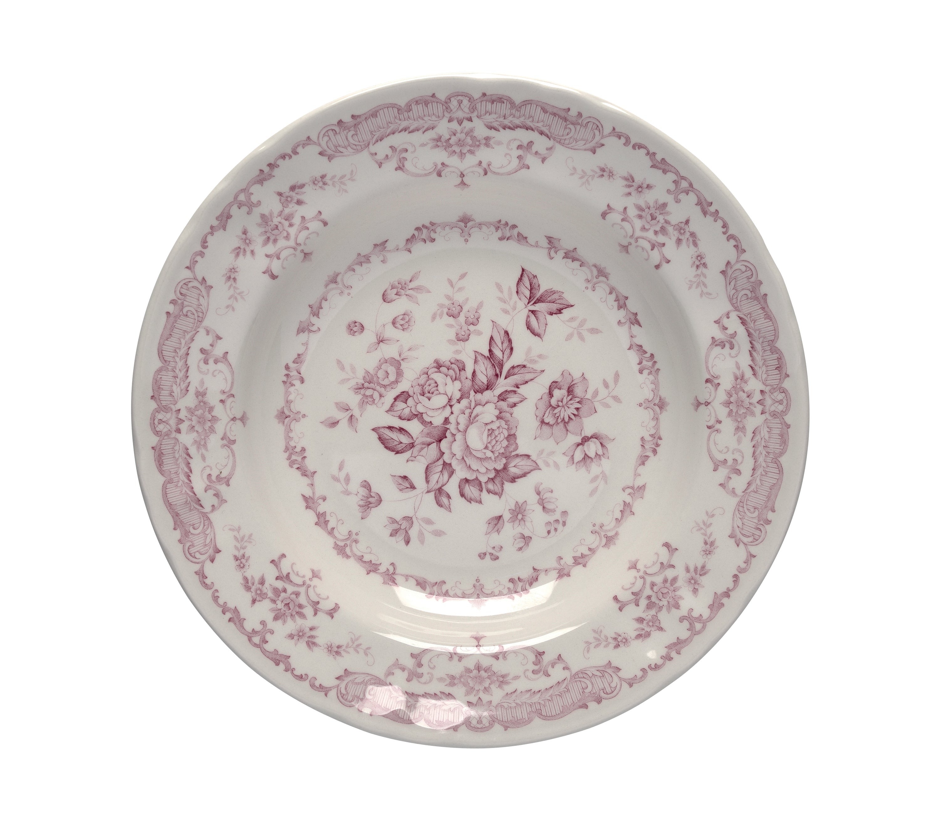Set 6 pz. - PIATTO FONDO CM.23,3 ROSE PINK