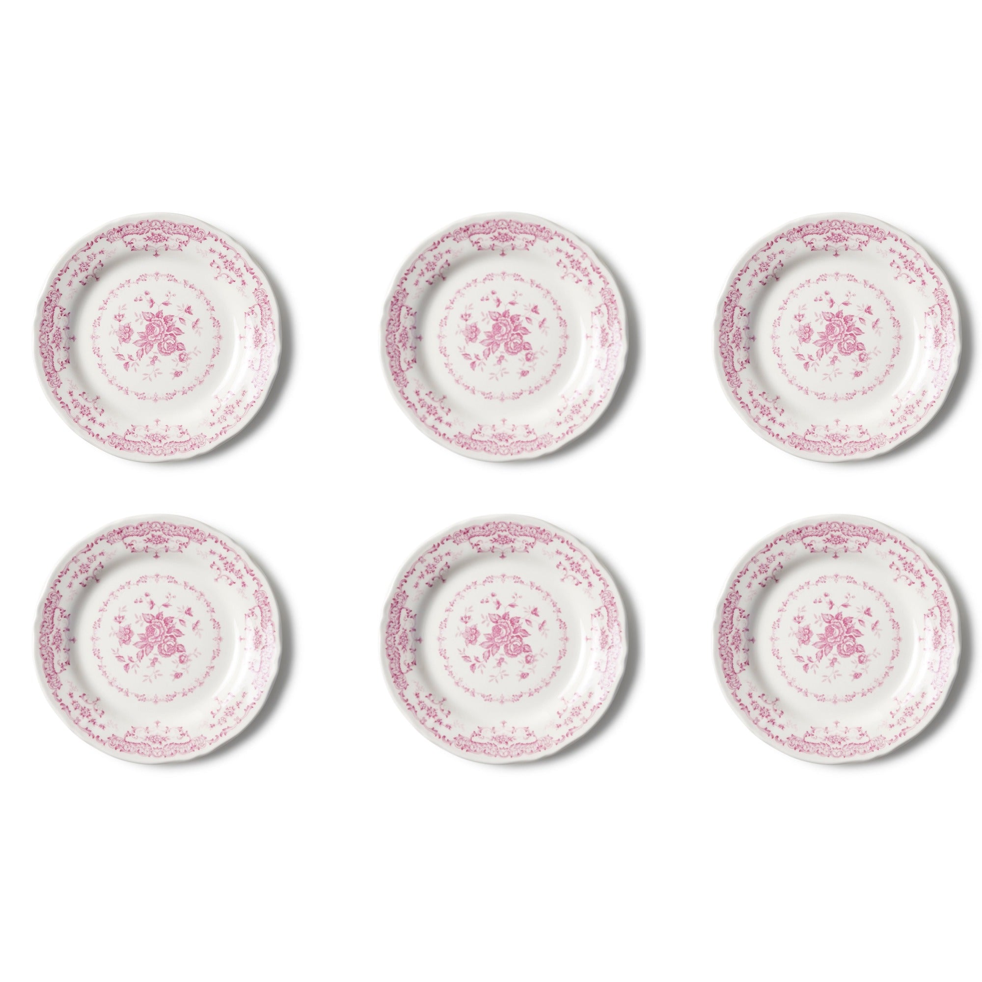 Set 6 pz. - PIATTO FRUTTA CM.20,7 ROSE PINK