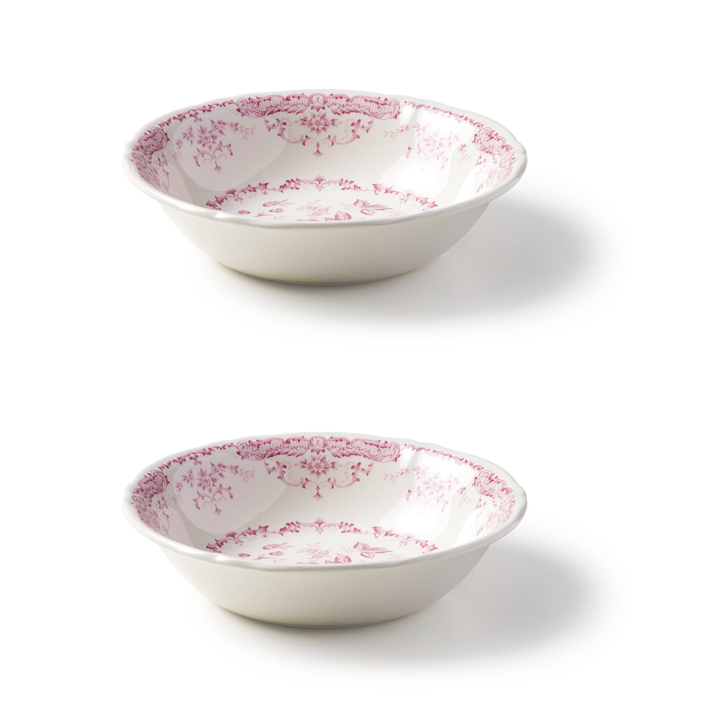 Set 2 pz. - INSALATIERA TONDA CM.23,7 ROSE PINK