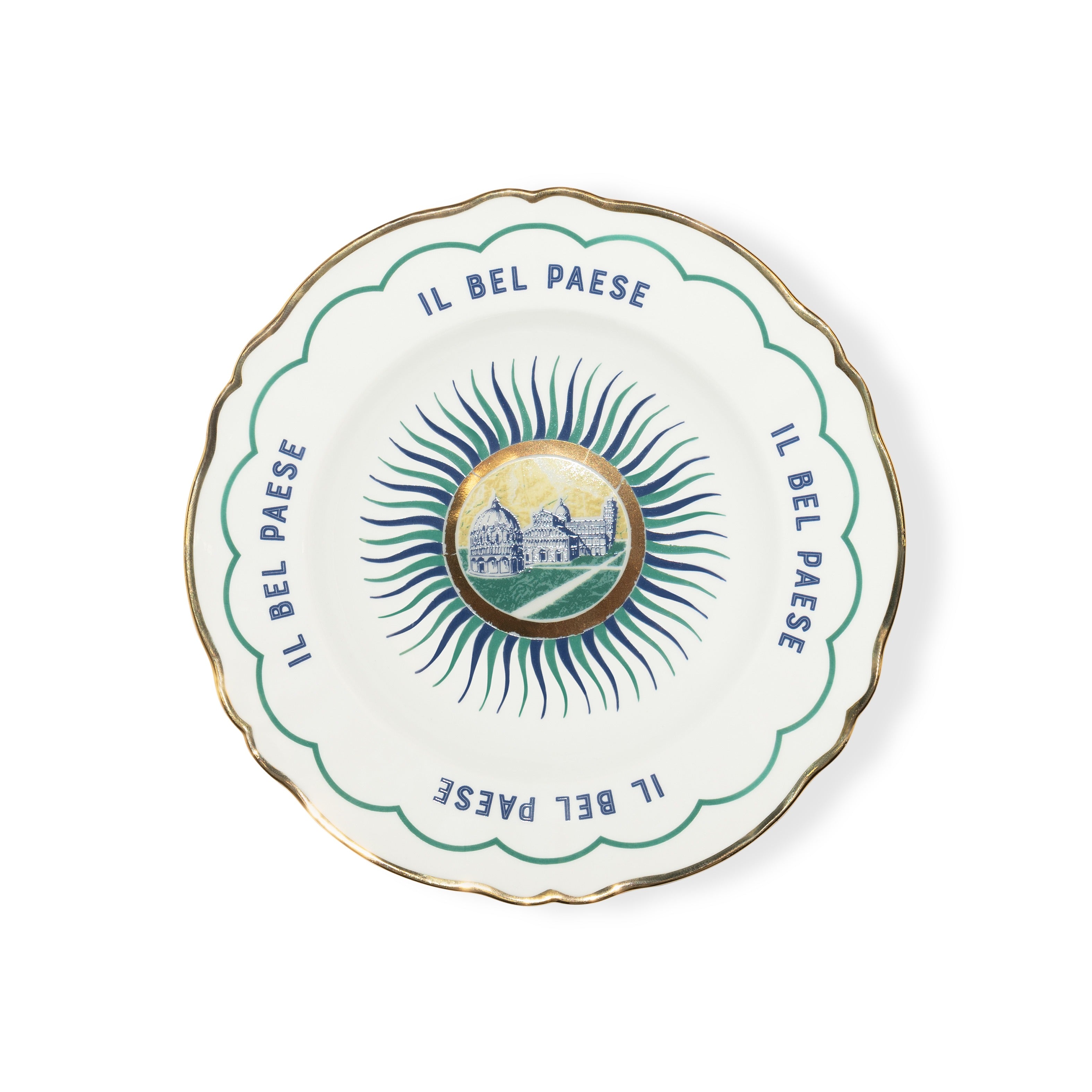SET 2 PZ. - PIATTO FONDO CM.23 - MIRACOLI, MARE