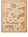Berken-55X72 THROW BLANKETCamel
