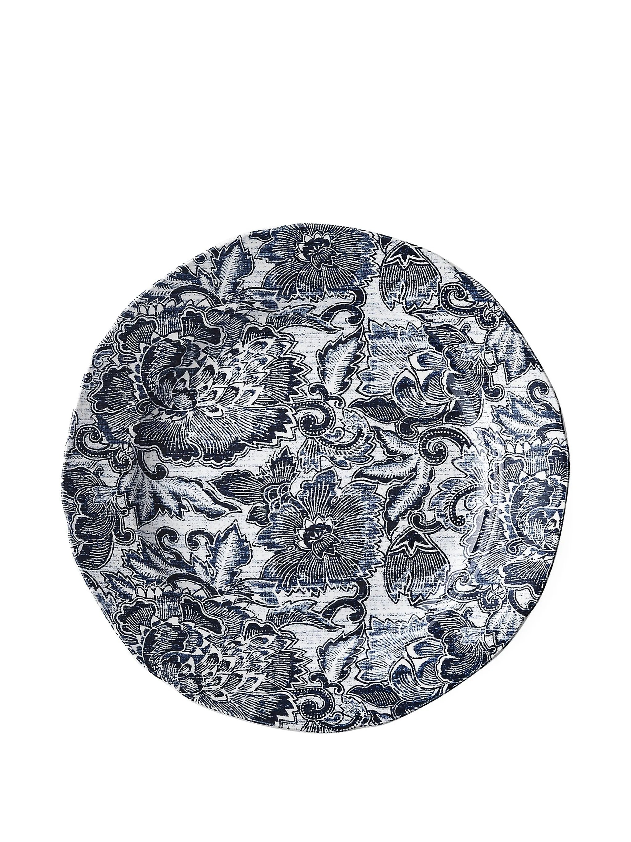 FADED PEONY SALAD PLATE