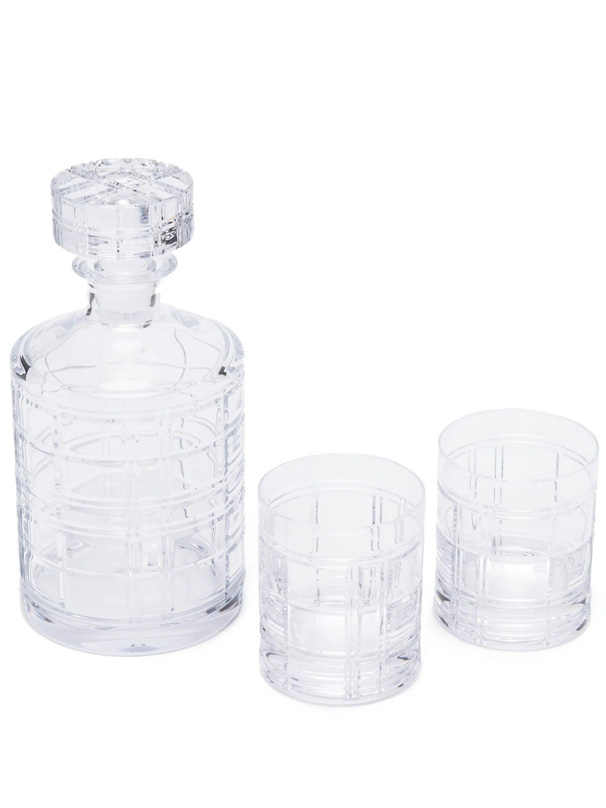 HUDSON PLAID-GIFT SET
(decanter + 2 DOF)