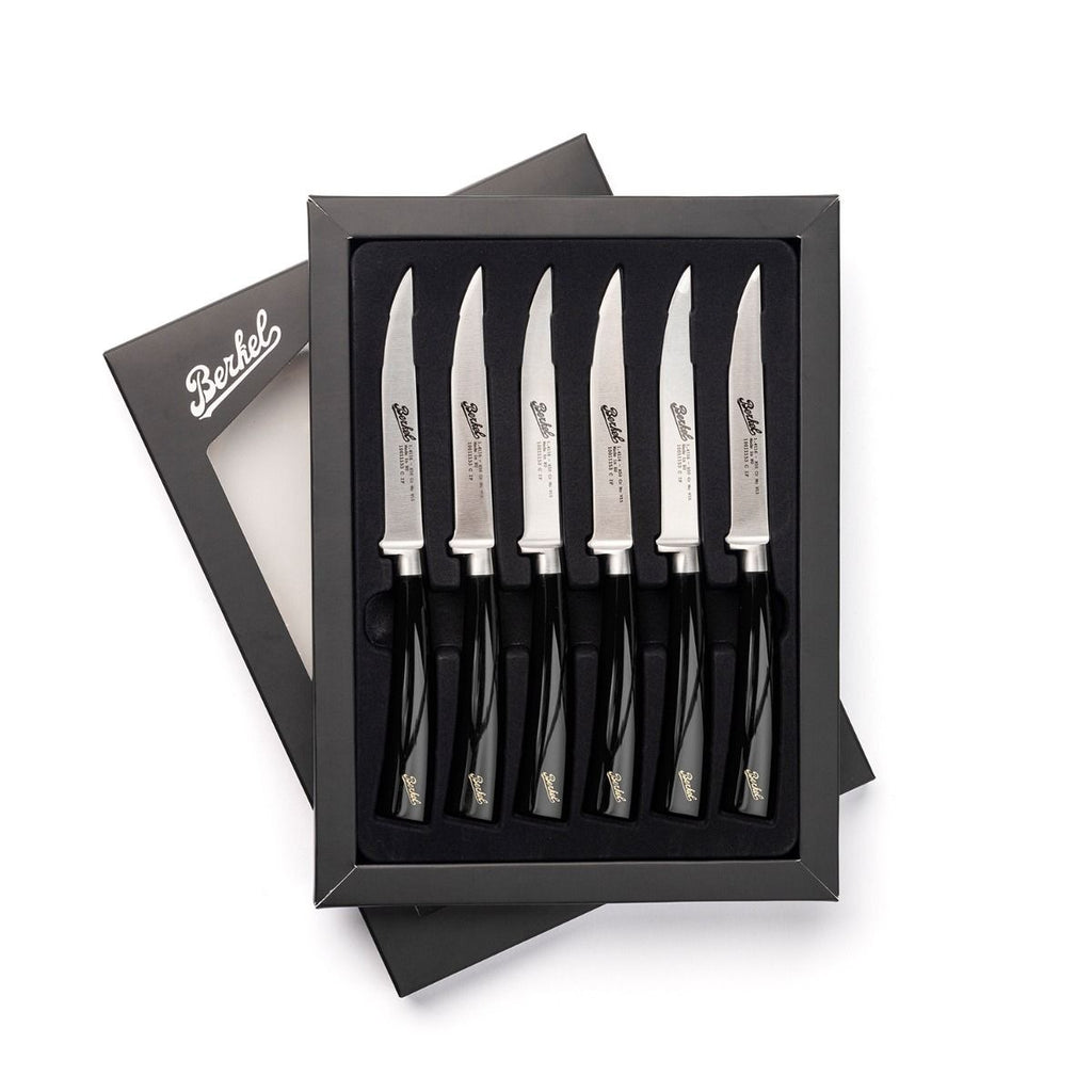 Elegance Glossy Black - Steak set 6 pcs.
