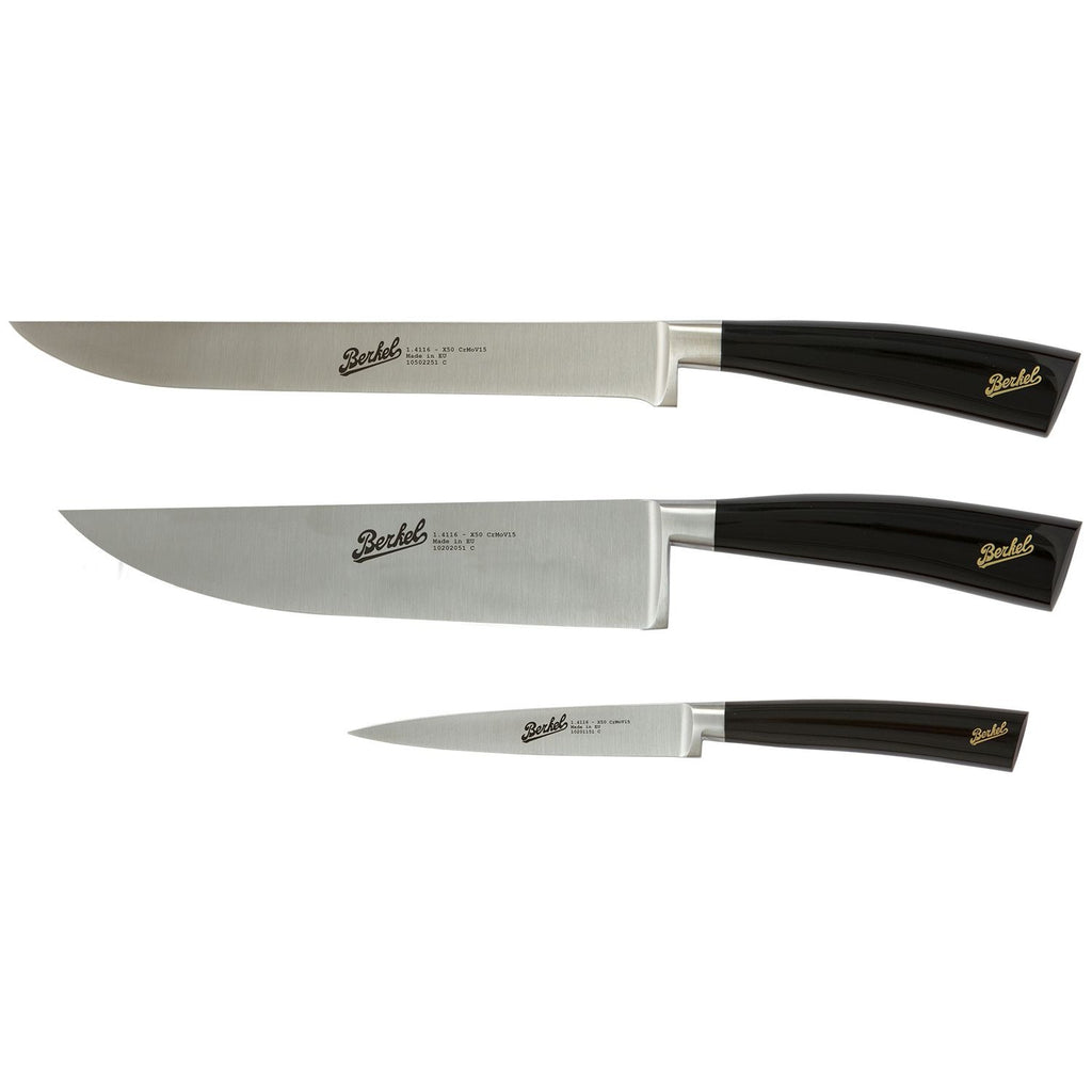 Elegance Glossy Black - Chef Set 3 pcs.