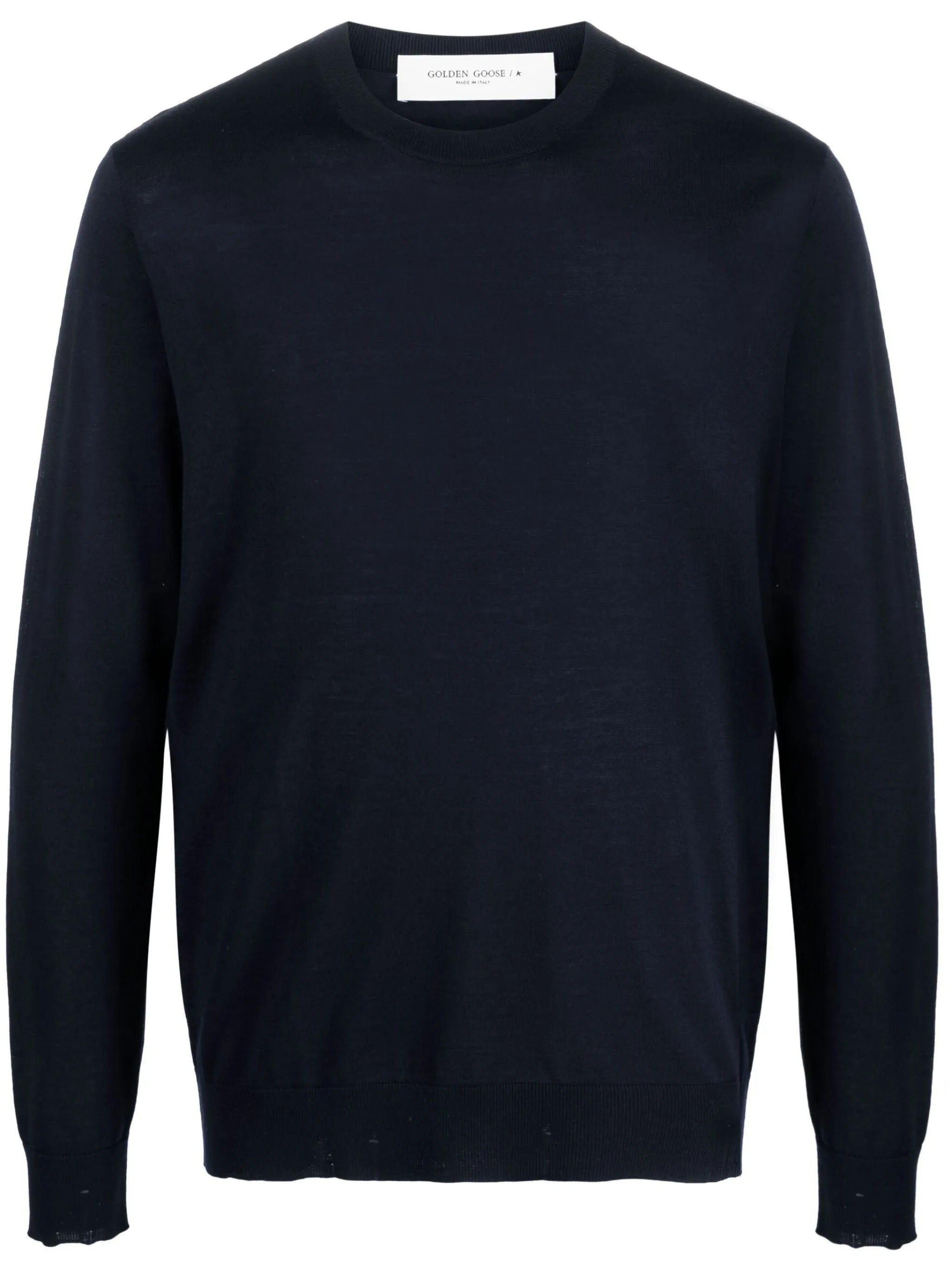 GOLDEN M`S REGULAR KNIT CREW NECK LIGHT WOOL MERINO