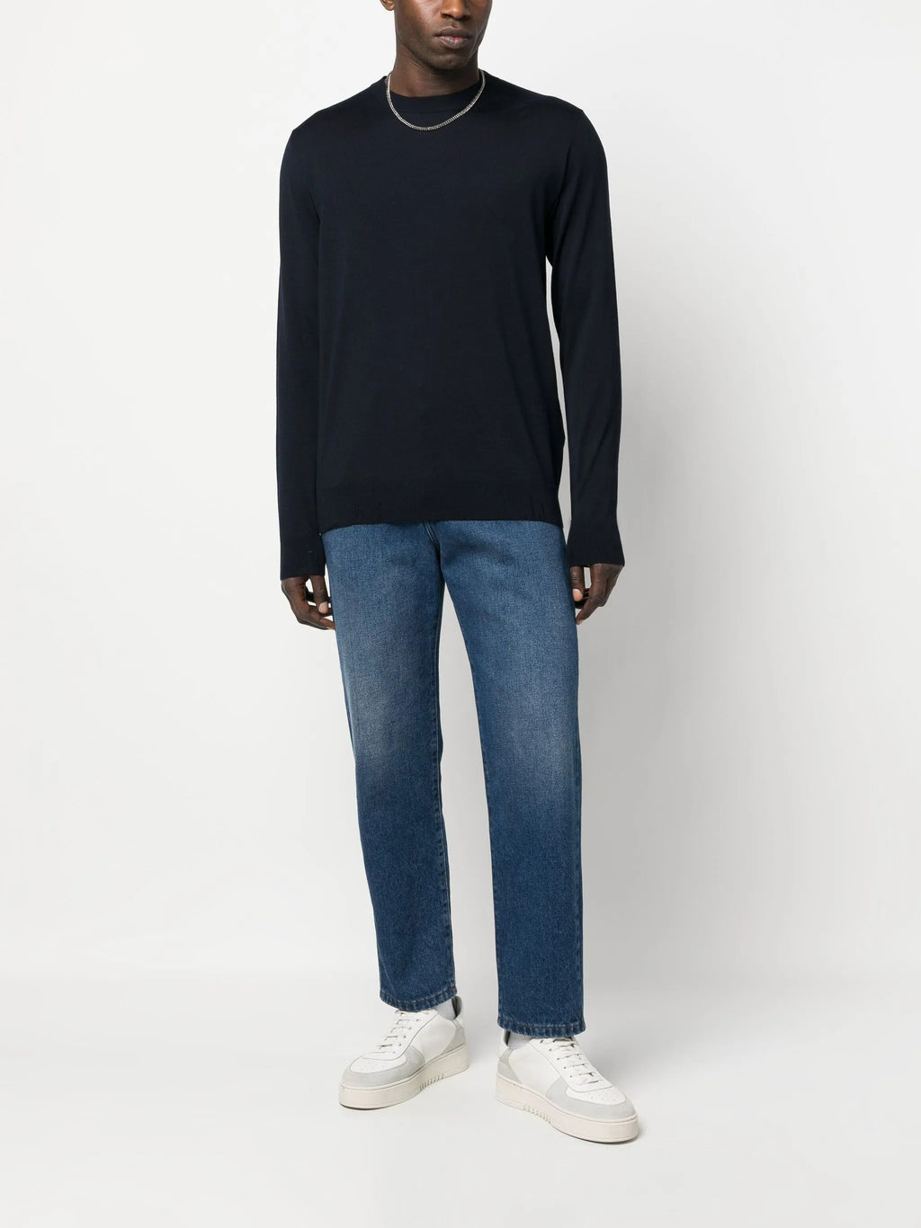 GOLDEN M`S REGULAR KNIT CREW NECK LIGHT WOOL MERINO