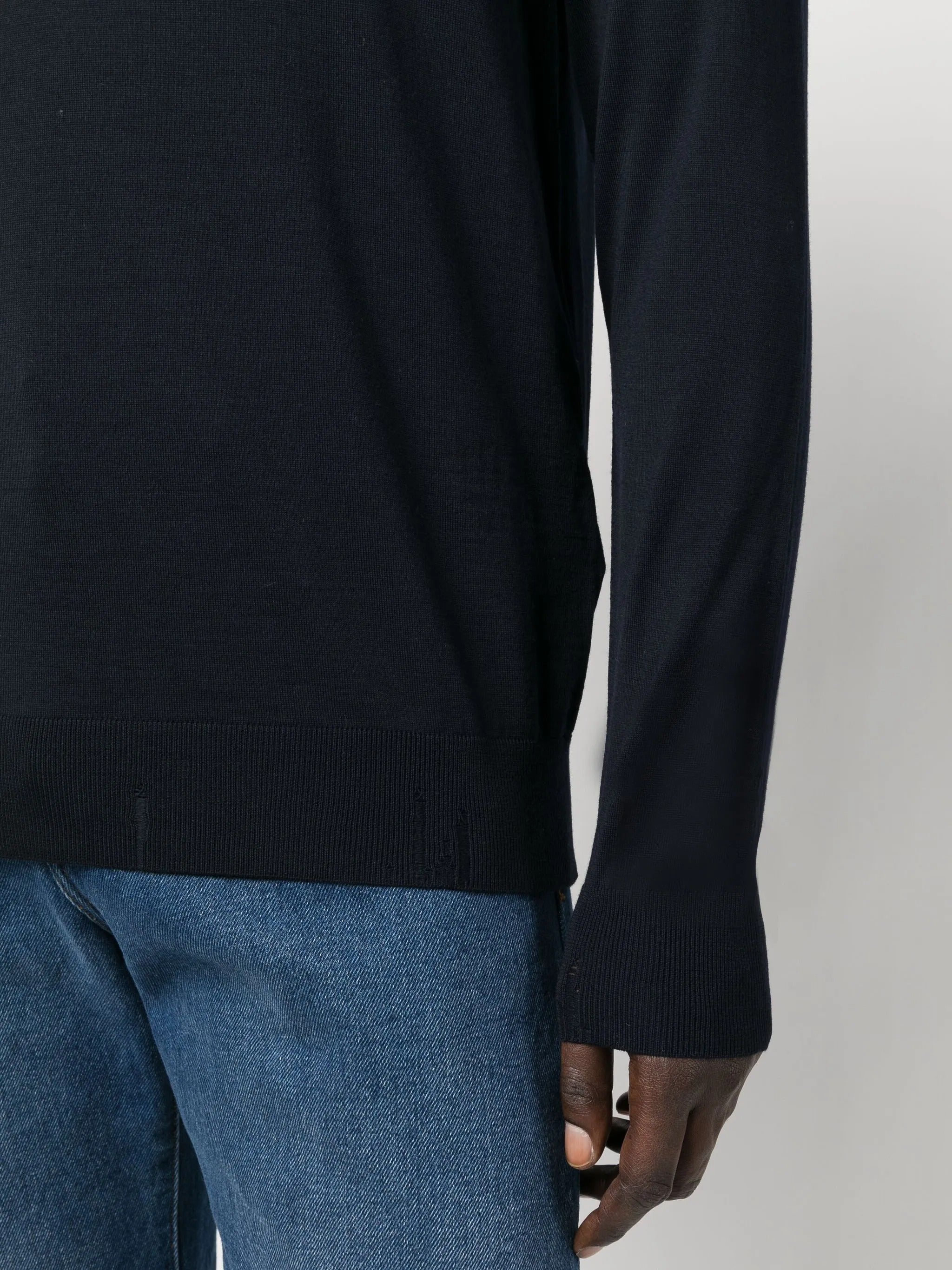 GOLDEN M`S REGULAR KNIT CREW NECK LIGHT WOOL MERINO