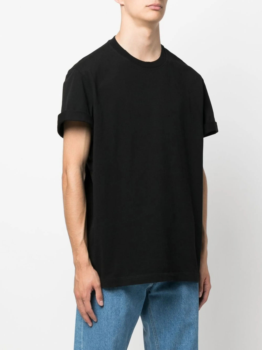 GOLDEN M`S REGULAR T-SHIRT DISTRESSED COTTON JERSEY