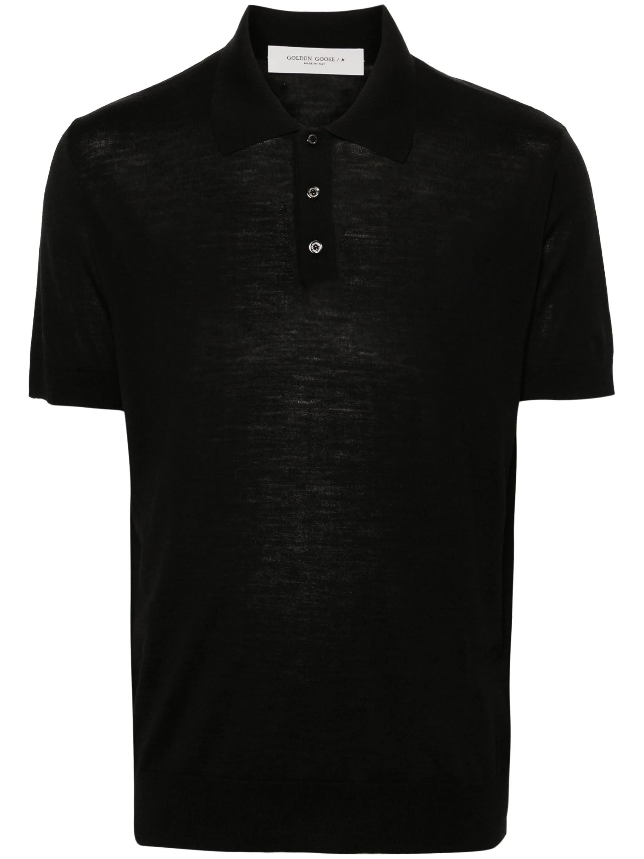 GOLDEN M`S POLO KNIT SHORT SLEEVES MERINO WOOL