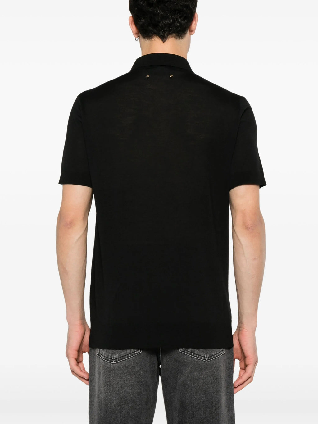 GOLDEN M`S POLO KNIT SHORT SLEEVES MERINO WOOL