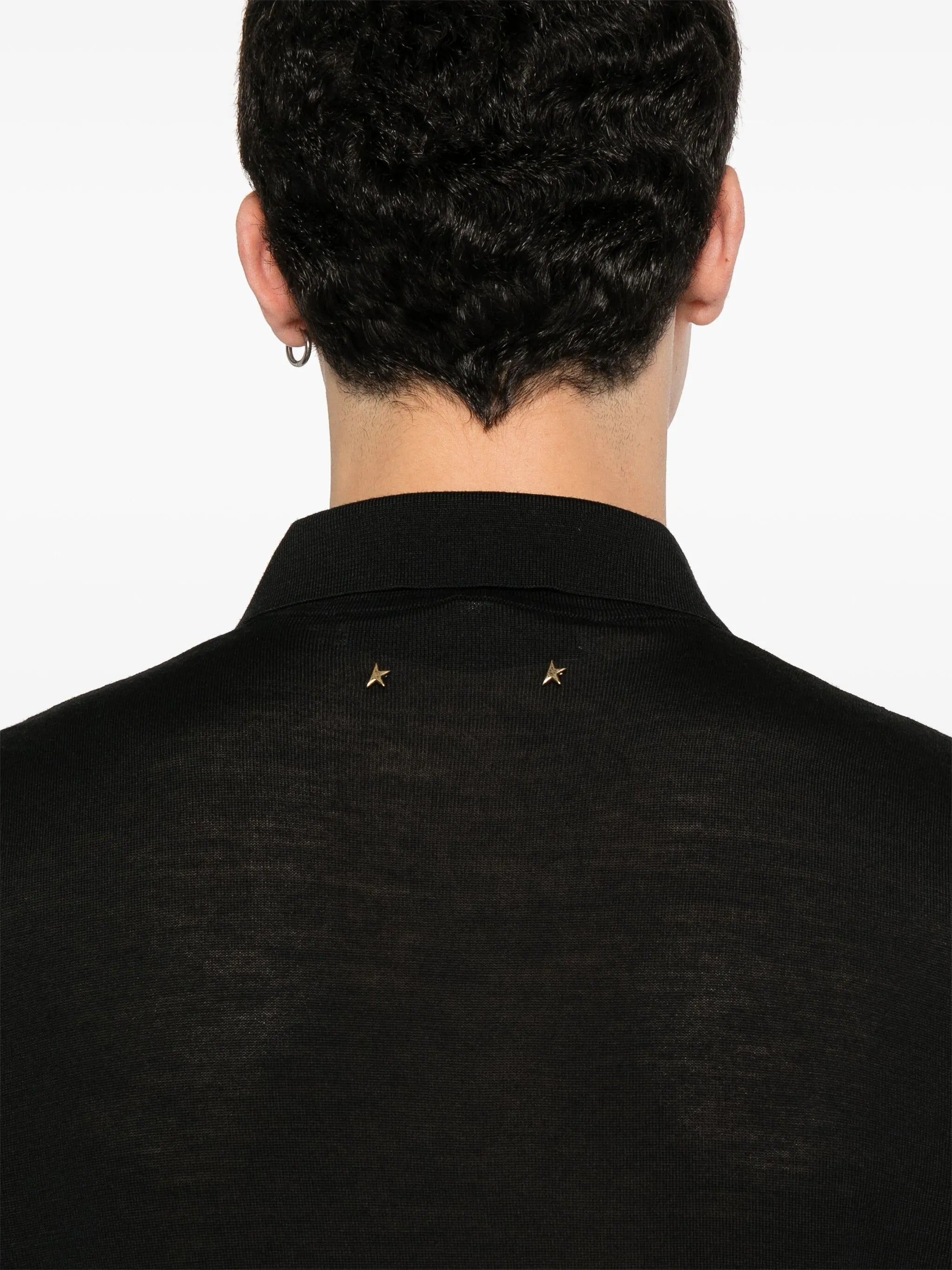 GOLDEN M`S POLO KNIT SHORT SLEEVES MERINO WOOL