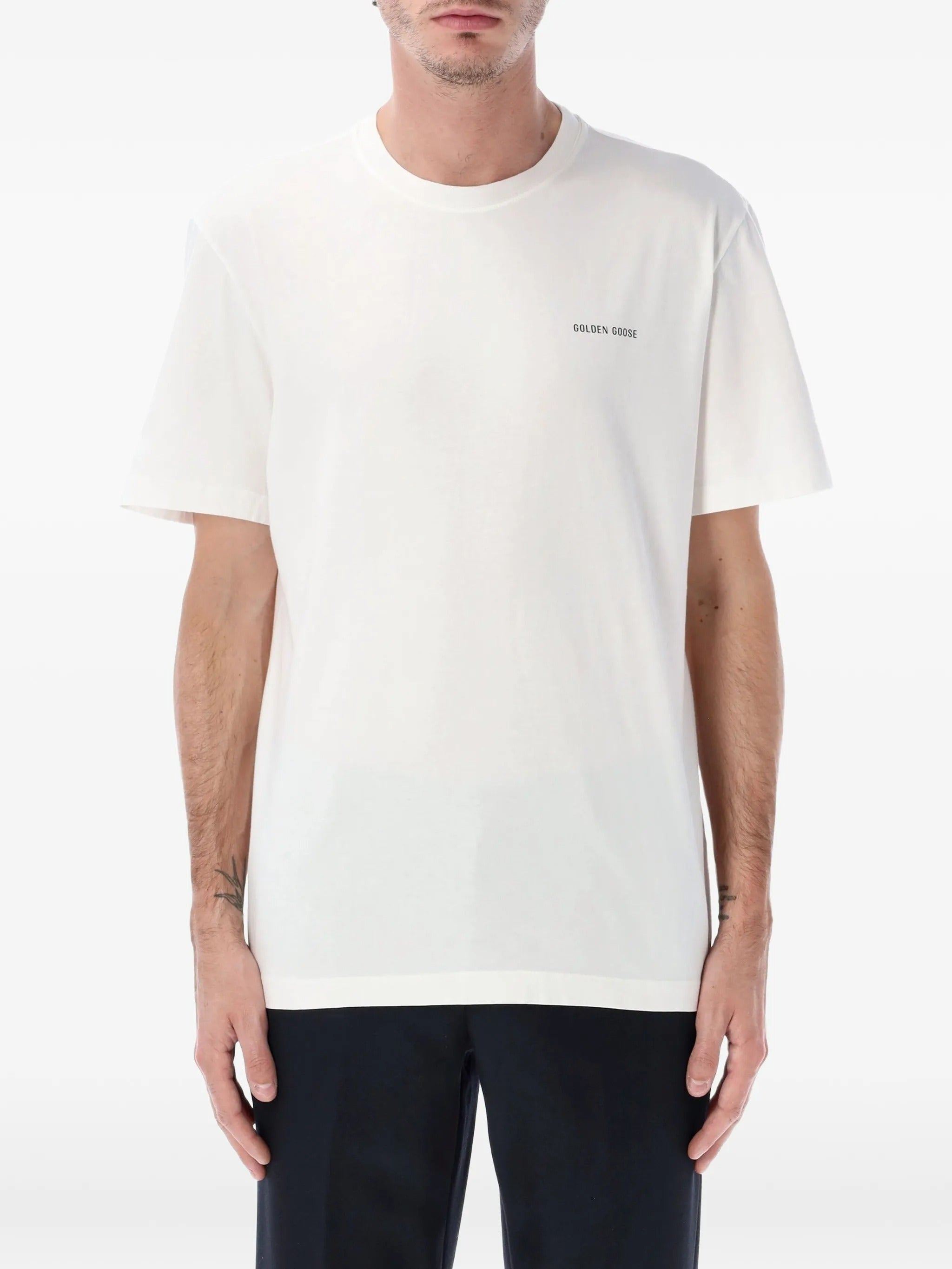 JOURNEY M`S T-SHIRT REGULAR LIGHT COTTON JERSEY CONTRAST LOGO PRINT