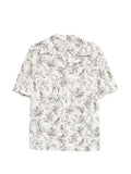 JOURNEY M`S SHORT SLEEVES BOXY SHIRT PASIFAE PRINTED COTTON