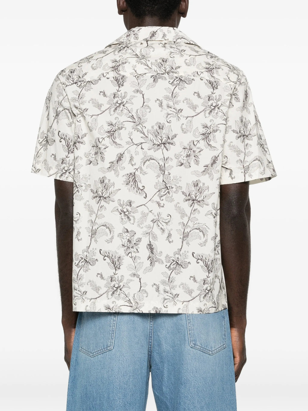 JOURNEY M`S SHORT SLEEVES BOXY SHIRT PASIFAE PRINTED COTTON