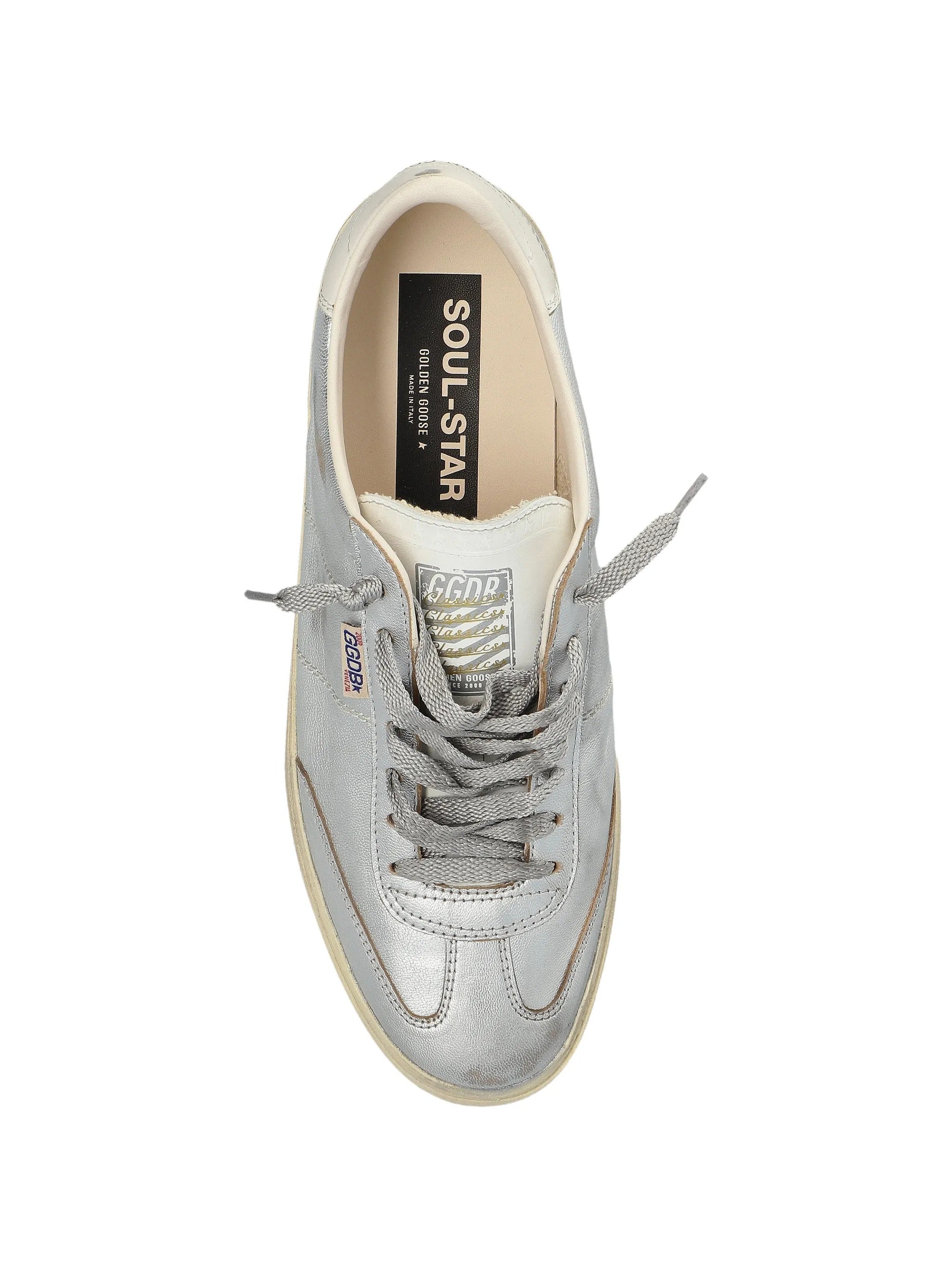SOUL-STAR LAMINATED UPPER TOE AND TONGUE LEATHER HEEL