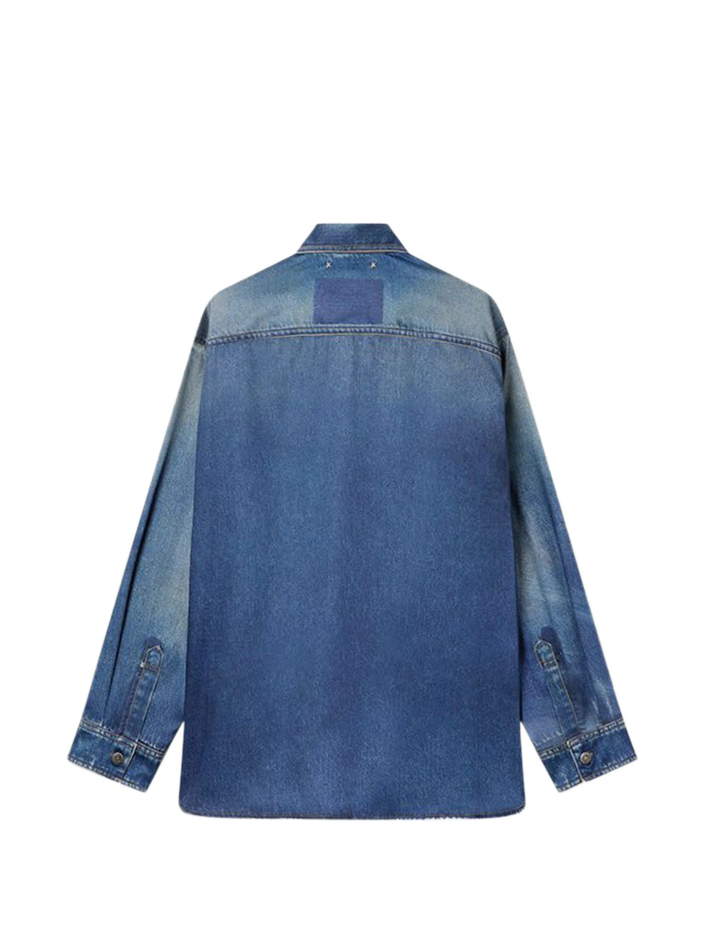 JOURNEY W`S PATTY OVER SHIRT ARCHIVE DENIME PRINT