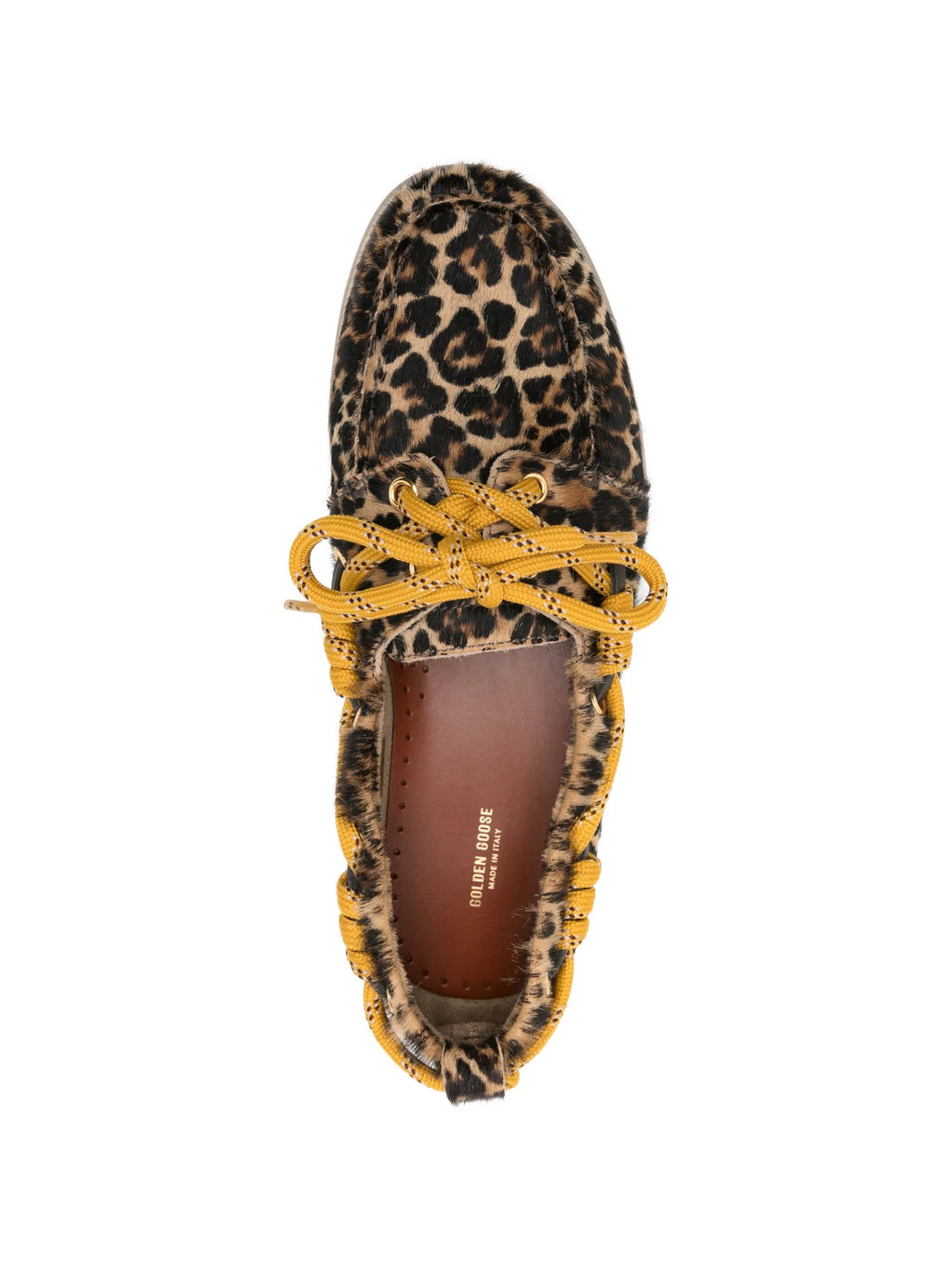 BOAT MOCASSIN HORSY LEOPARD UPPER WITH ACCESSORIES AND DECORATIVE LACES