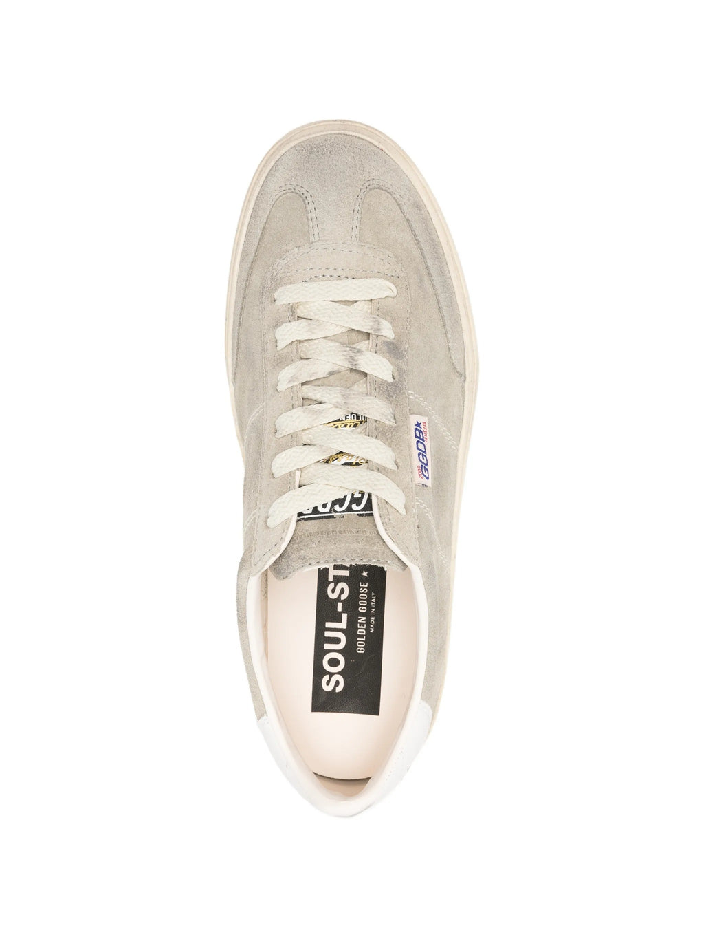 SOUL-STAR SUEDE UPPER TOE AND TONGUE LEATHER HEEL