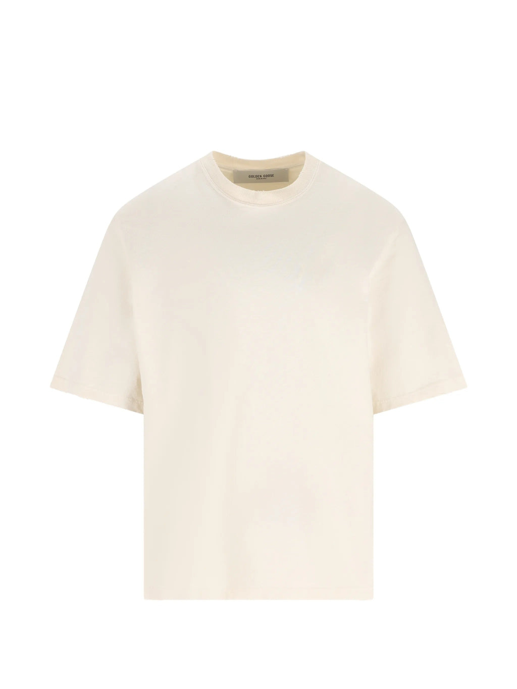 RELAXED FIT T-SHIRT COTTON JERSEY LOGO PATCH
