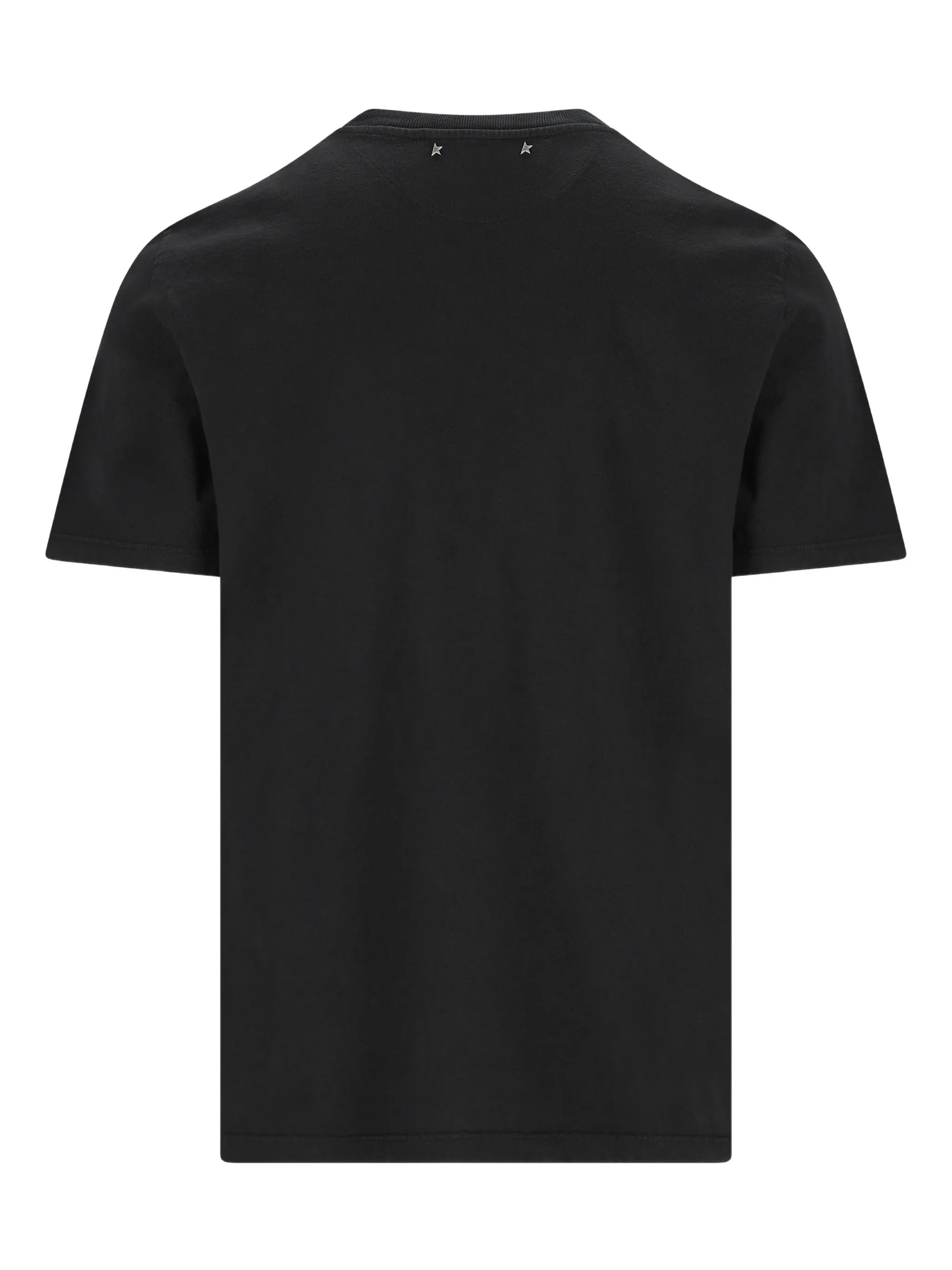 JOURNEY UNISEX T-SHIRT REGULAR DYED GAUZE COTTON JERSEY WITH FLAG PRINT