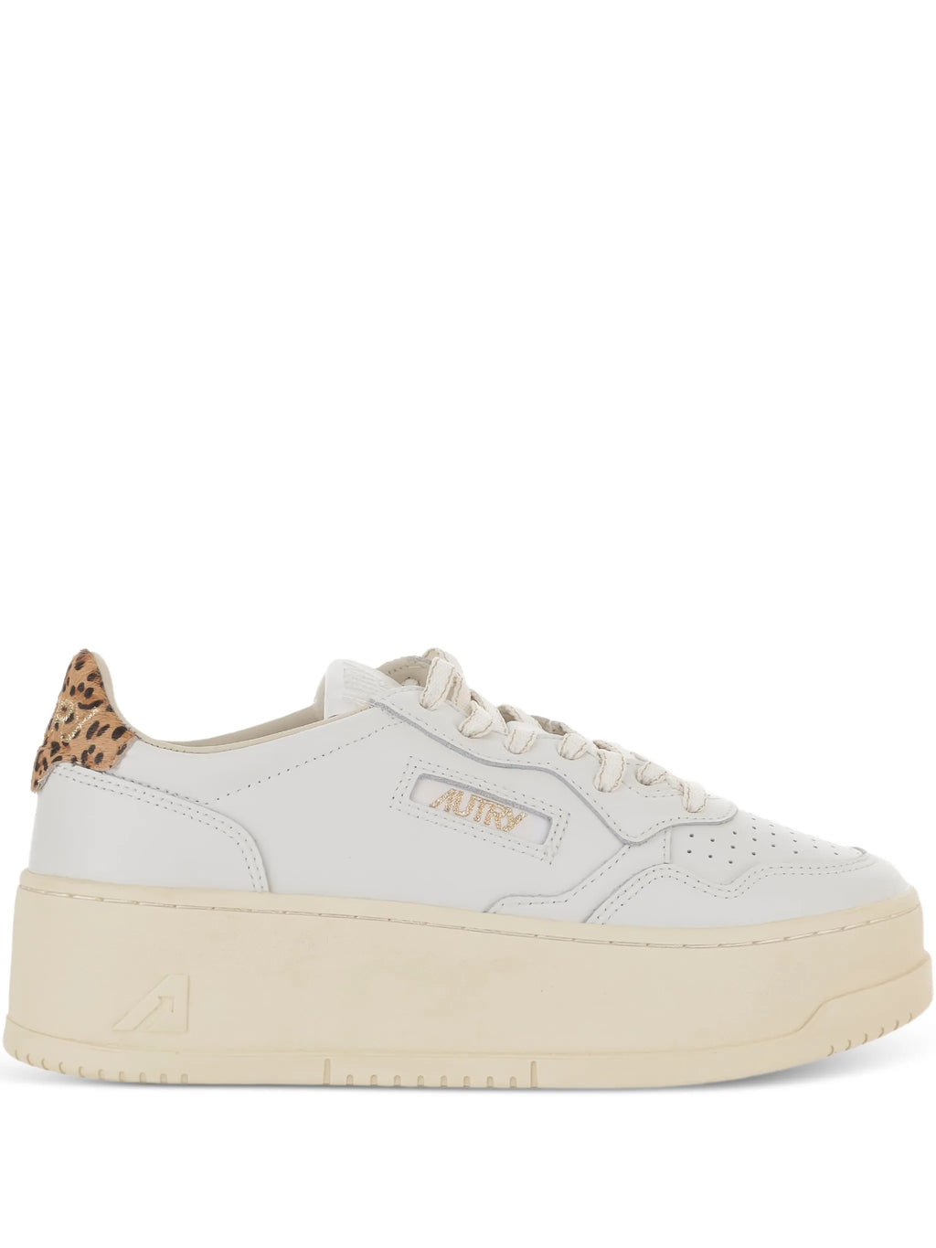 PLATFORM LOW WOMAN LEAT/PONYSP