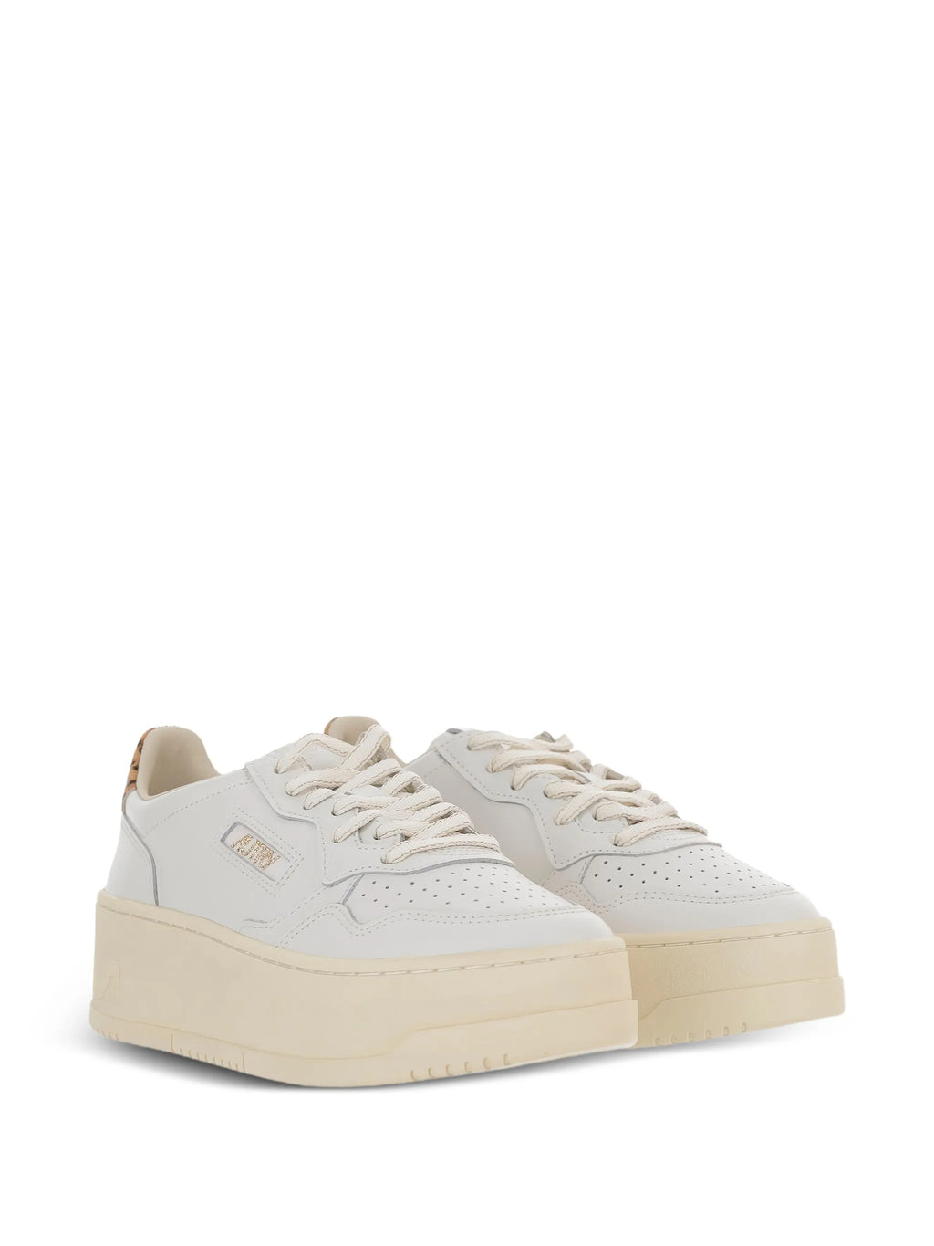 PLATFORM LOW WOMAN LEAT/PONYSP