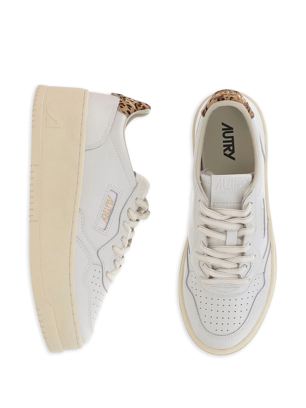 PLATFORM LOW WOMAN LEAT/PONYSP