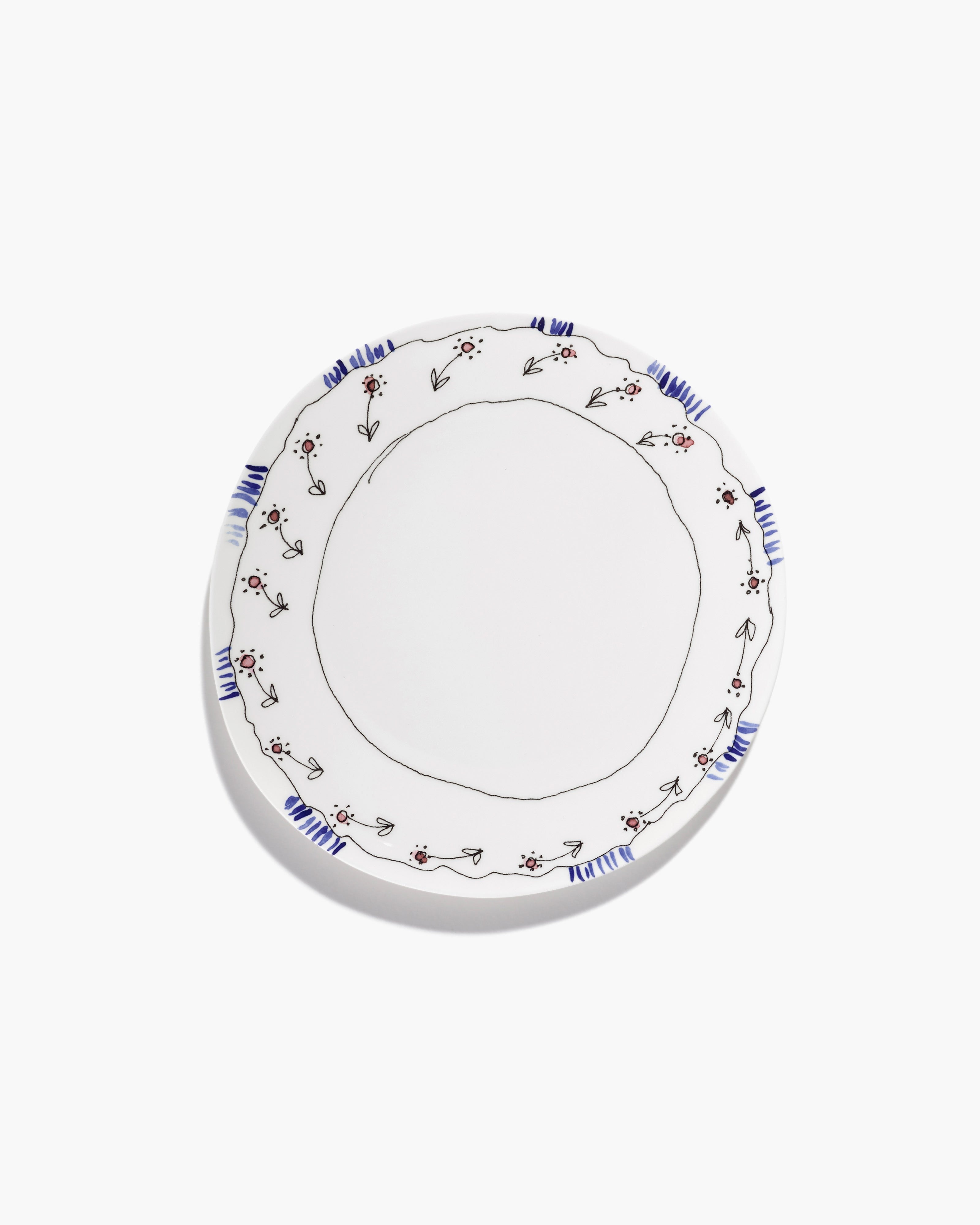 PLATE L ANEMONE MILK MF (set 2 pz.)