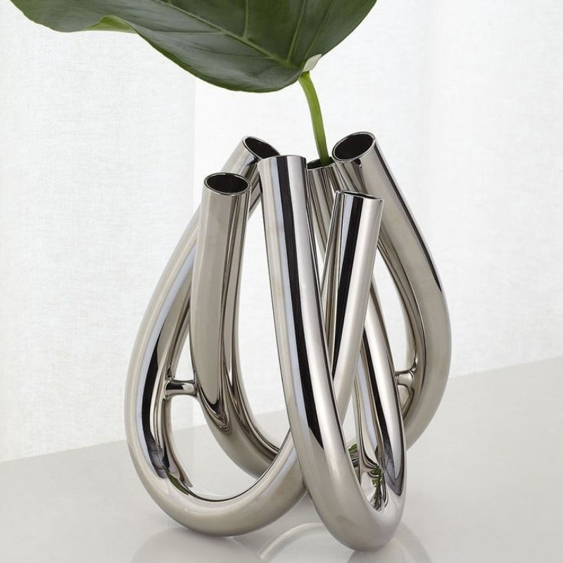Vaso 22 cm TRIU SILVER