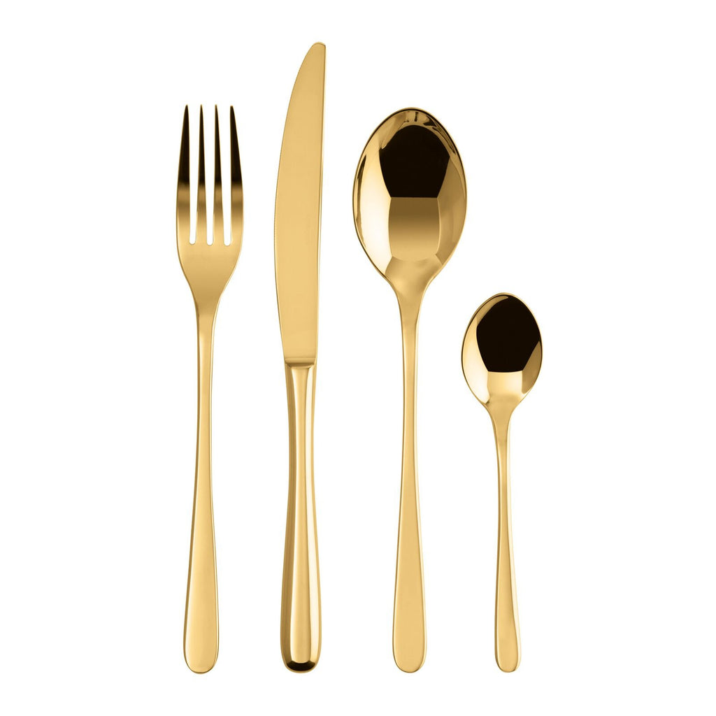 Cutlery set, 24 pieces Pvd Gold